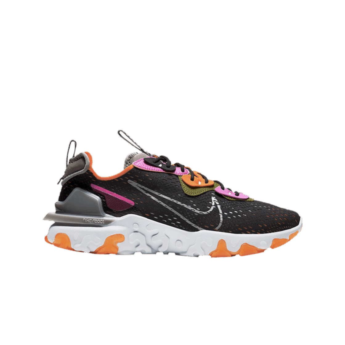 나이키 리액트 비전 블랙 오렌지 푸시아(Nike React Vision Black Orange Fuchsia)