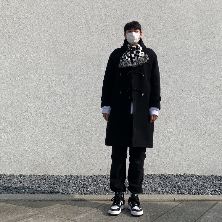 (W) Nike Dunk Low Disrupt Black White 착용 스타일 - 3
