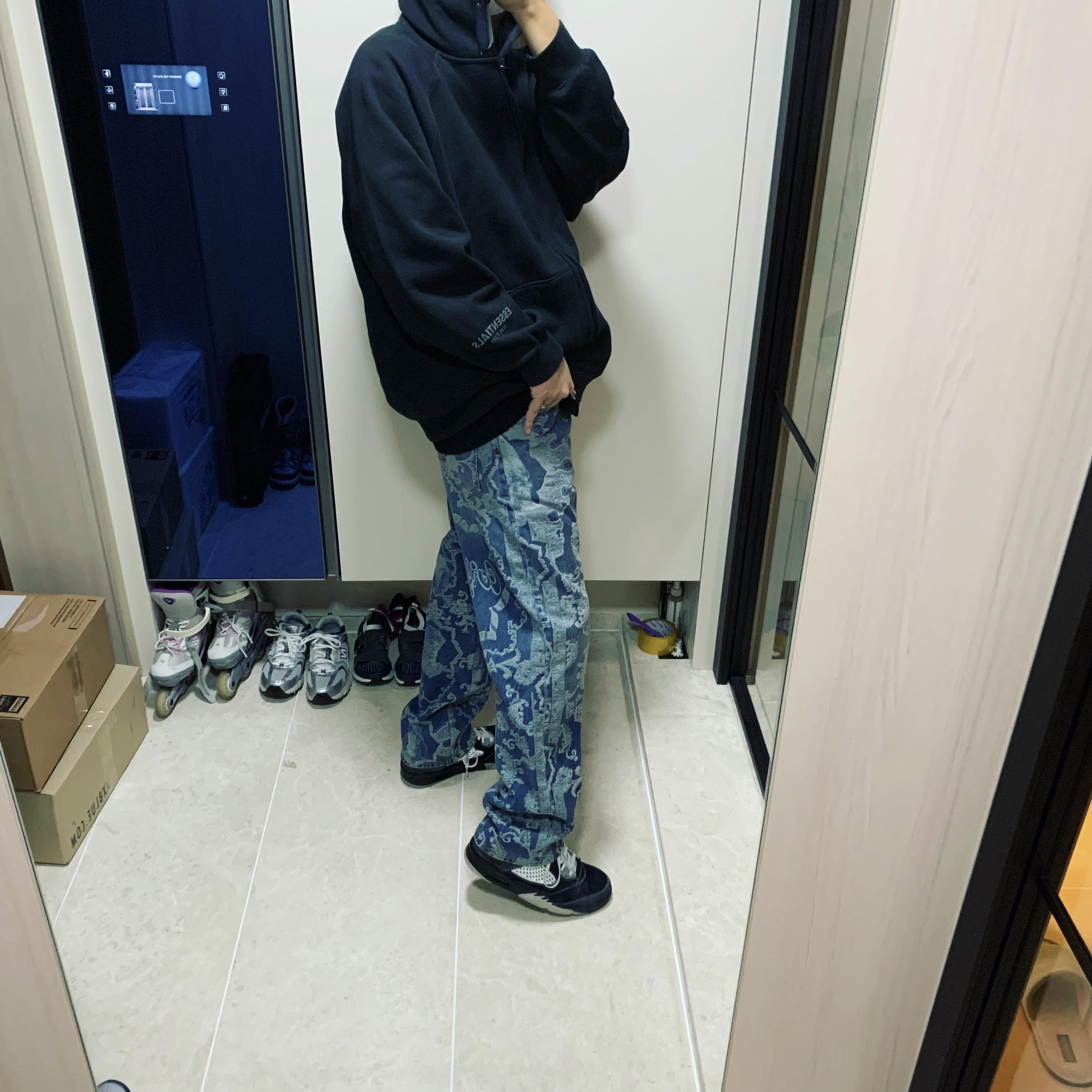 Jordan 5 Retro Anthracite 착용 스타일