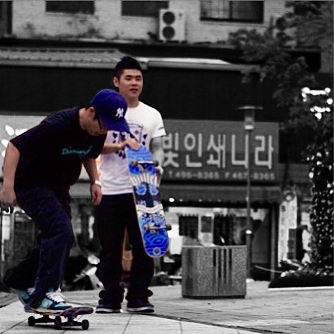 Nike x Stussy Dunk SB Low Cherry, Nike x Diamond Supply Co. SB Dunk Low Tiffany 착용 스타일 - 4