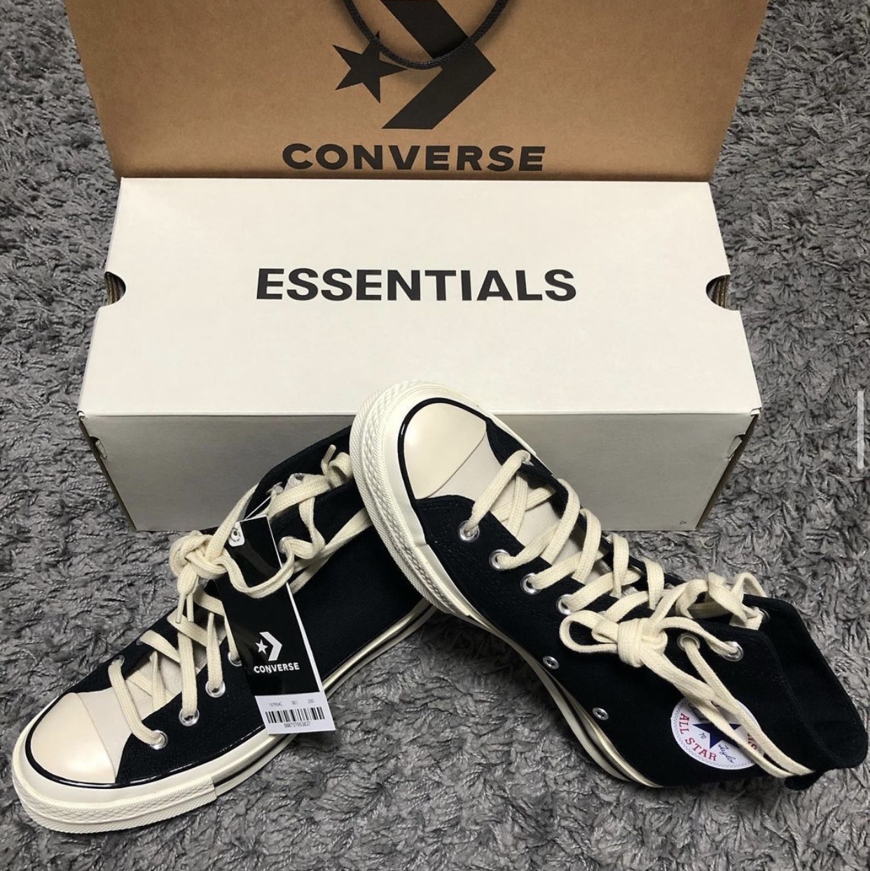 Converse x Fear of God Essentials Chuck 70 Hi Black 2020 착용 스타일