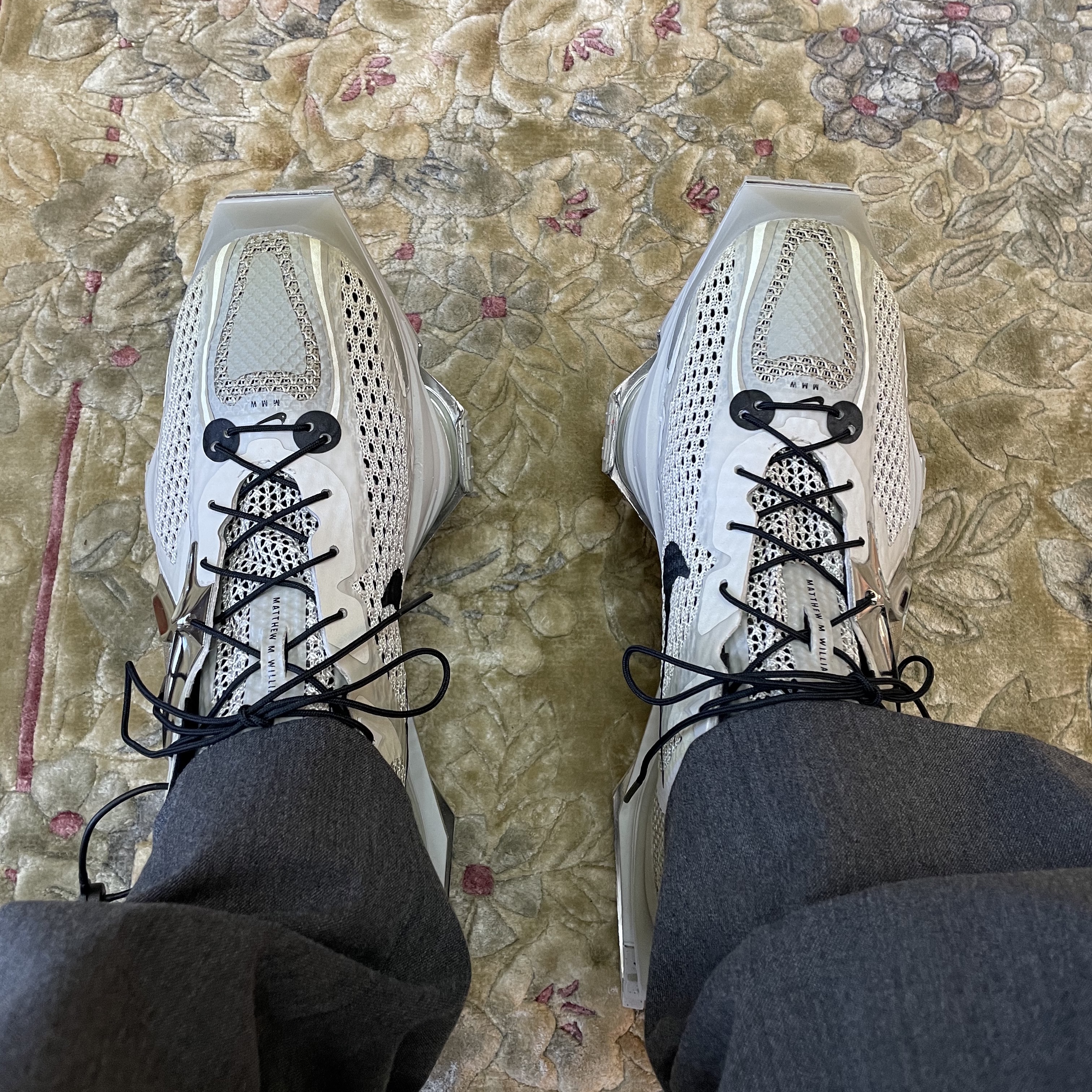 Nike x Matthew M Williams Zoom 004 Stone 착용 스타일 - 5