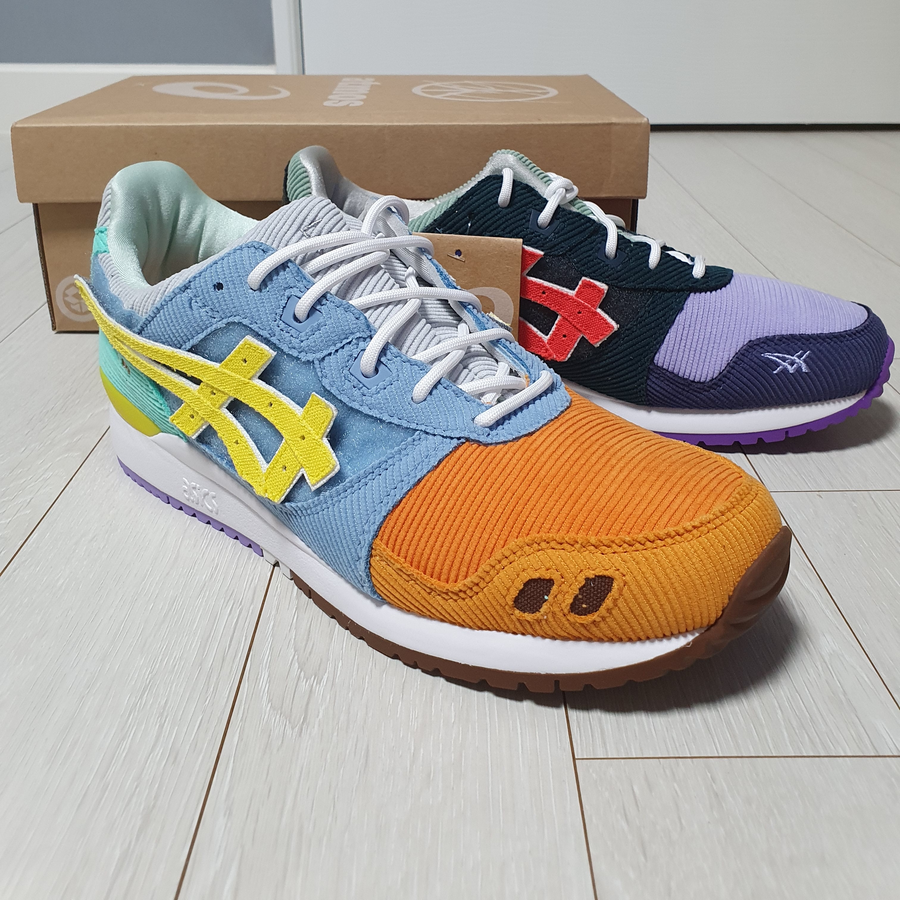 Asics x Atmos x Sean Wotherspoon Gel-Lyte III OG Corduroy 착용 스타일
