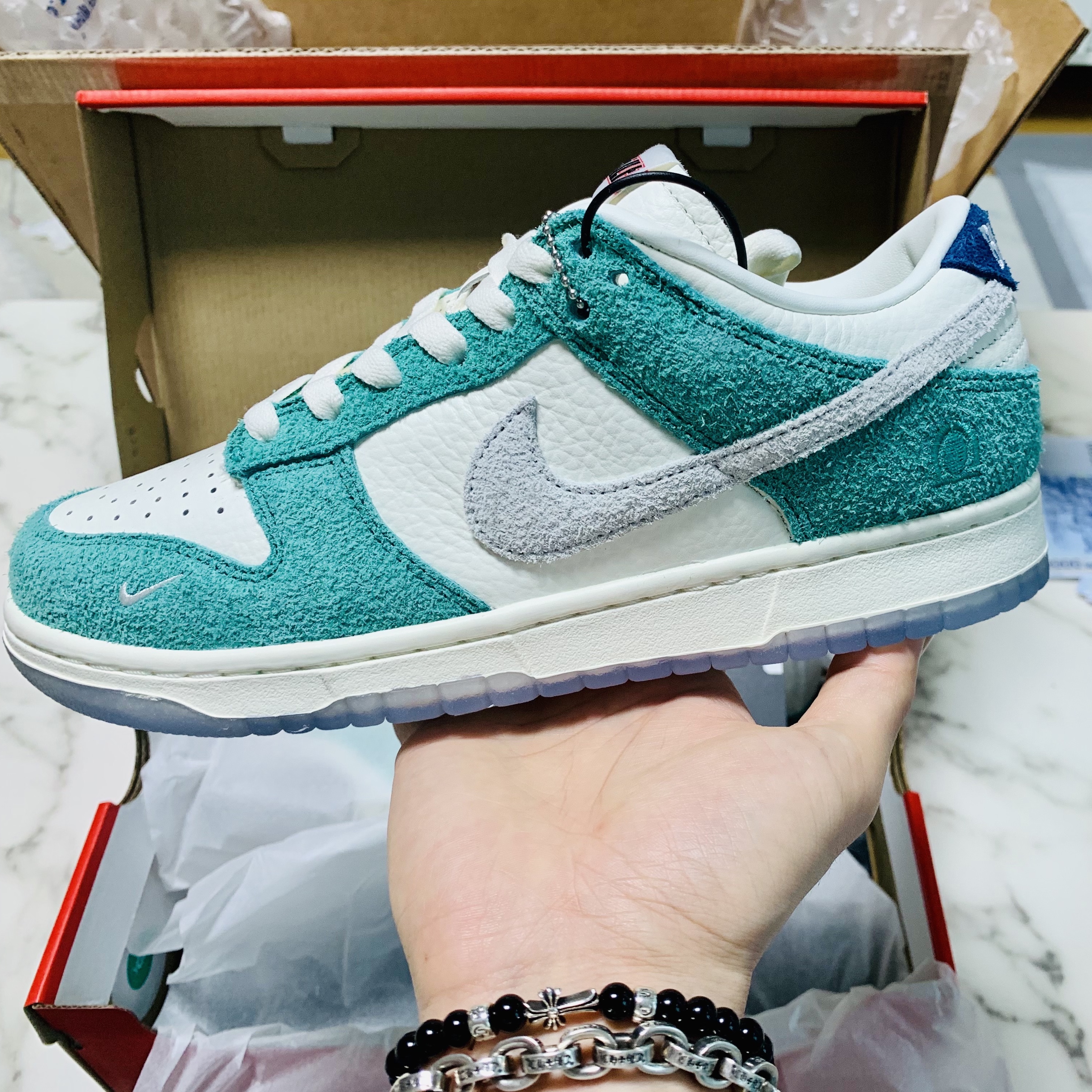 Nike x Kasina Dunk Low Road Sign - Kasina Exclusive 착용 스타일