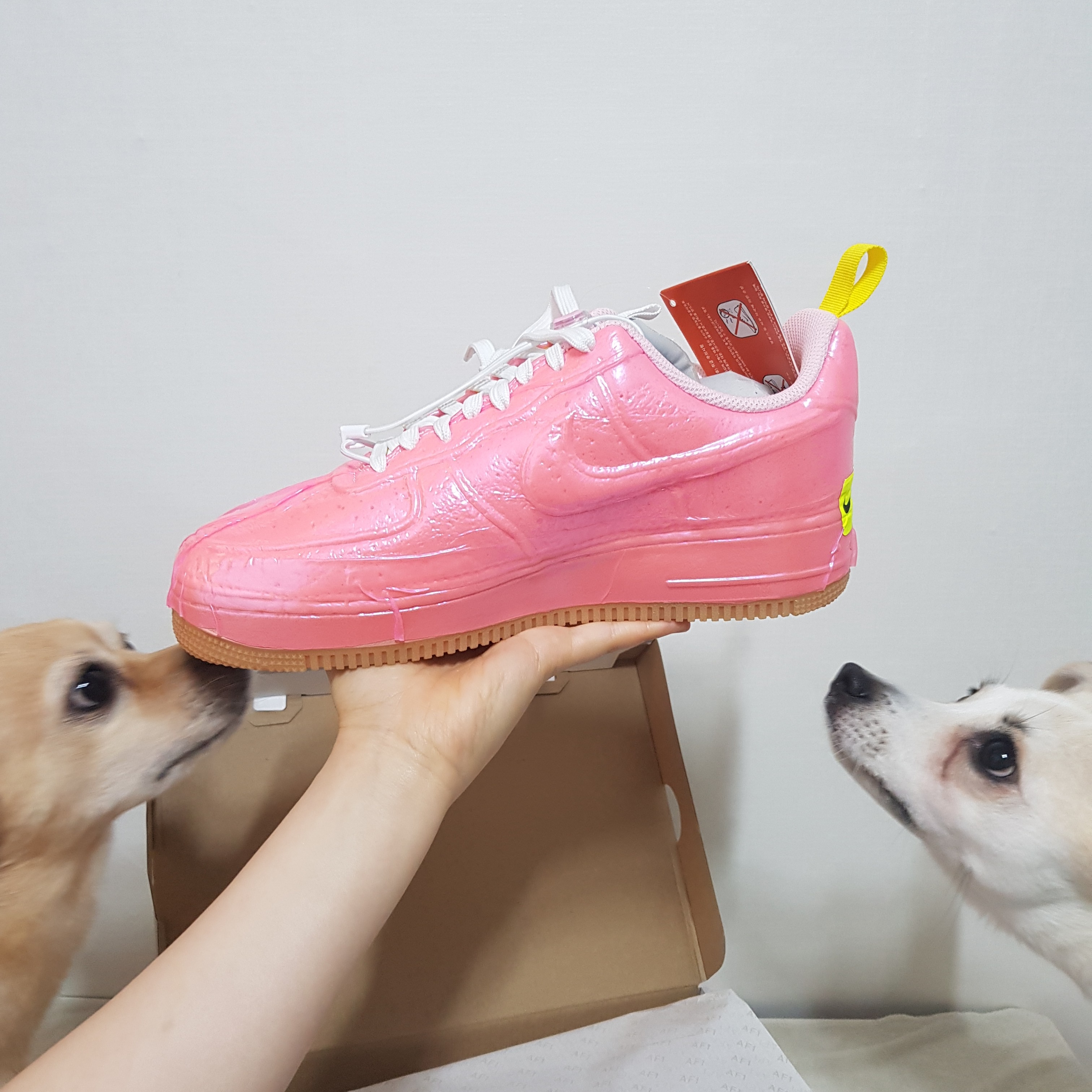 Nike Air Force 1 Experimental Racer Pink 착용 스타일