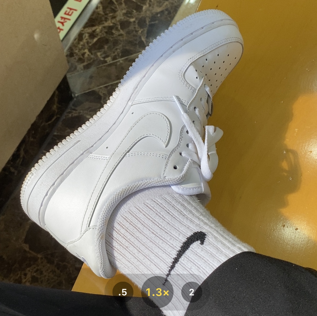 Nike Air Force 1 '07 Low White 착용 스타일