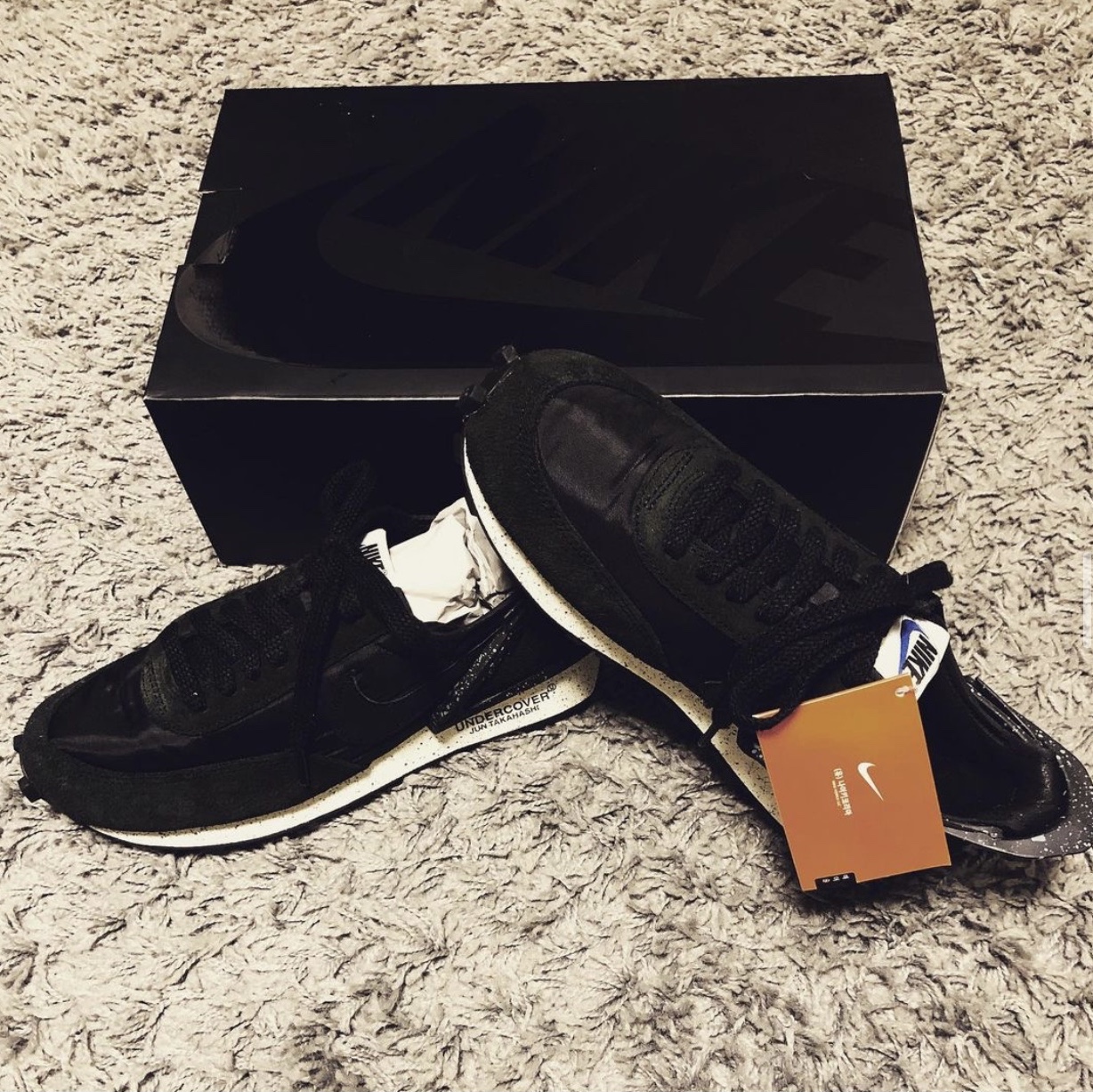(W) Nike x Undercover Daybreak Black Sail 착용 스타일