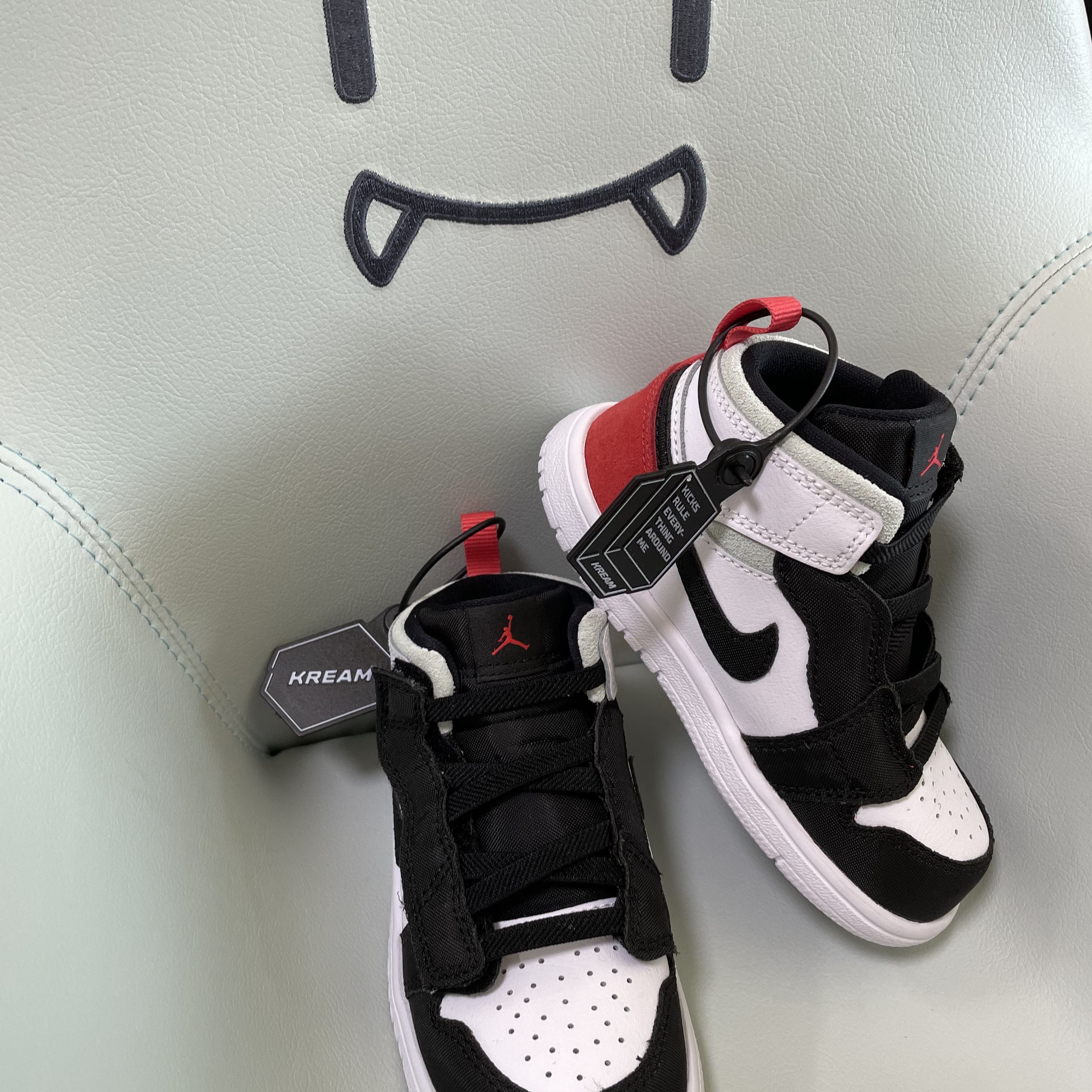 (TD) Jordan 1 Mid Alt Track Red 착용 스타일 - 2