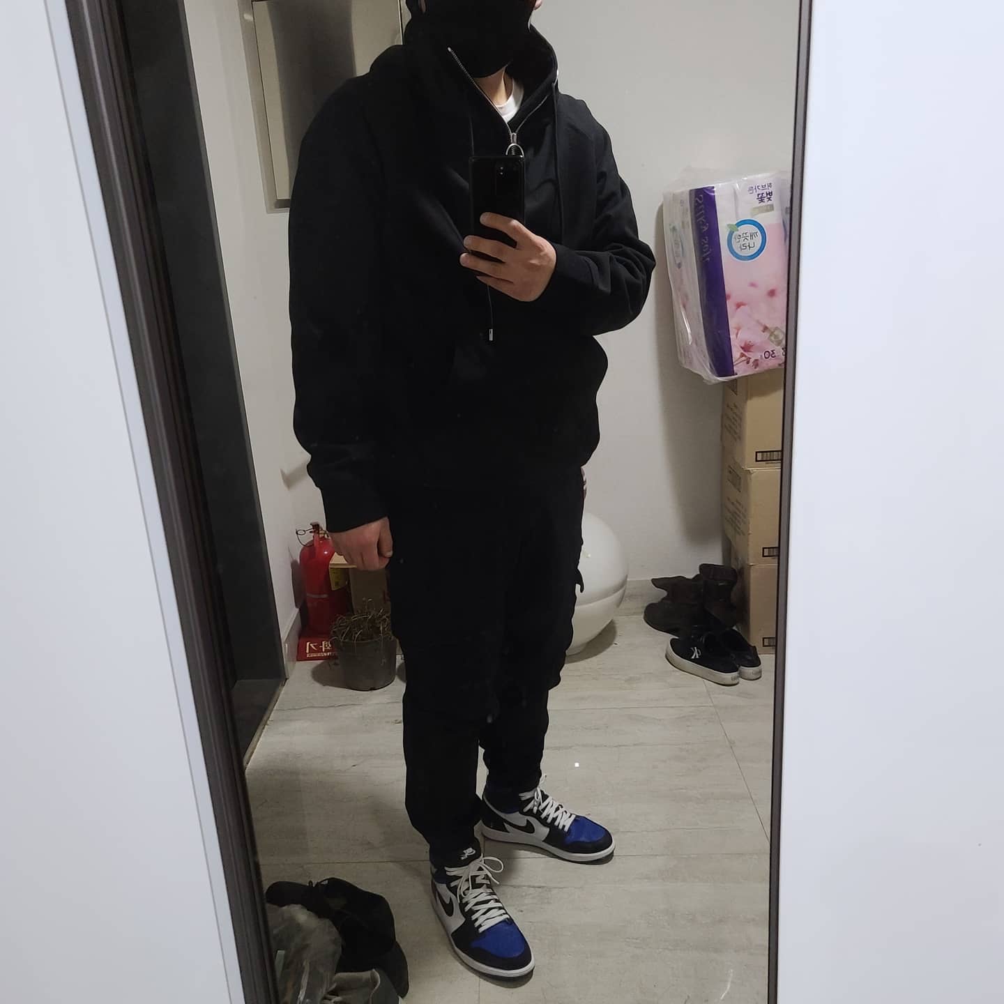 Jordan 1 Retro High OG Royal Toe 착용 스타일