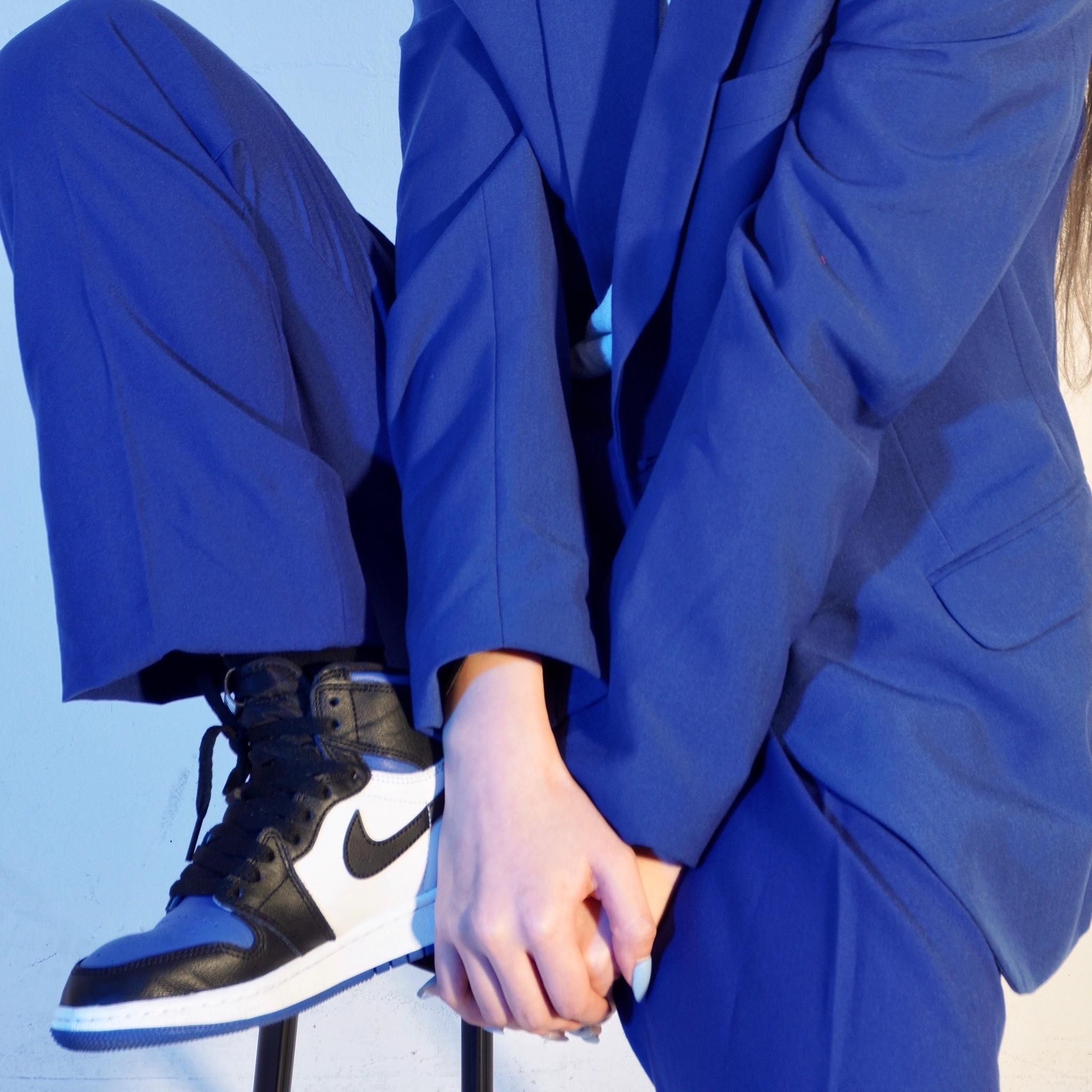 (GS) Jordan 1 Retro High OG Royal Toe 착용 스타일