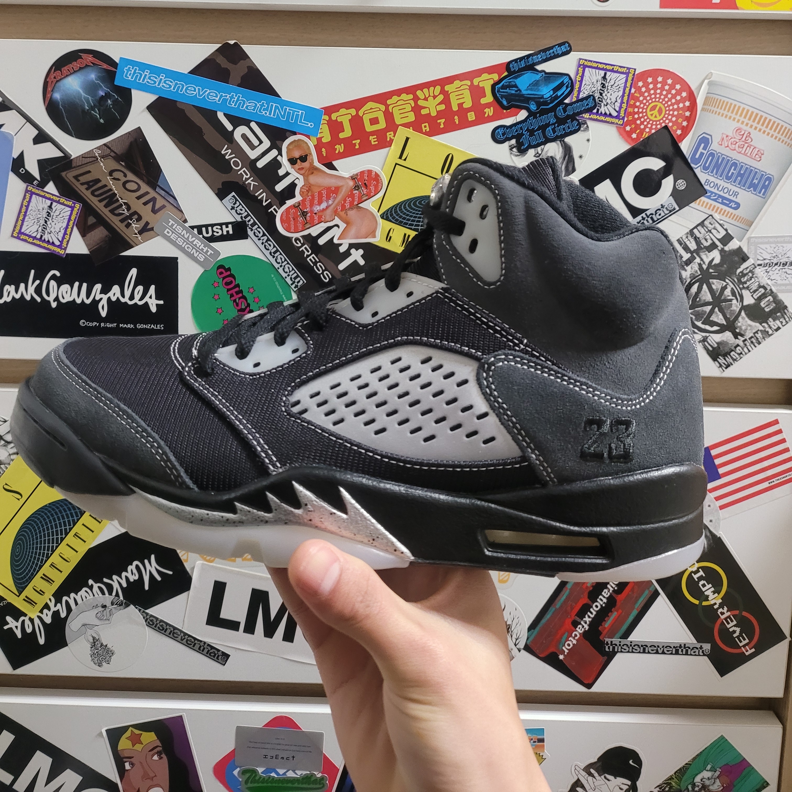 Jordan 5 Retro Anthracite 착용 스타일