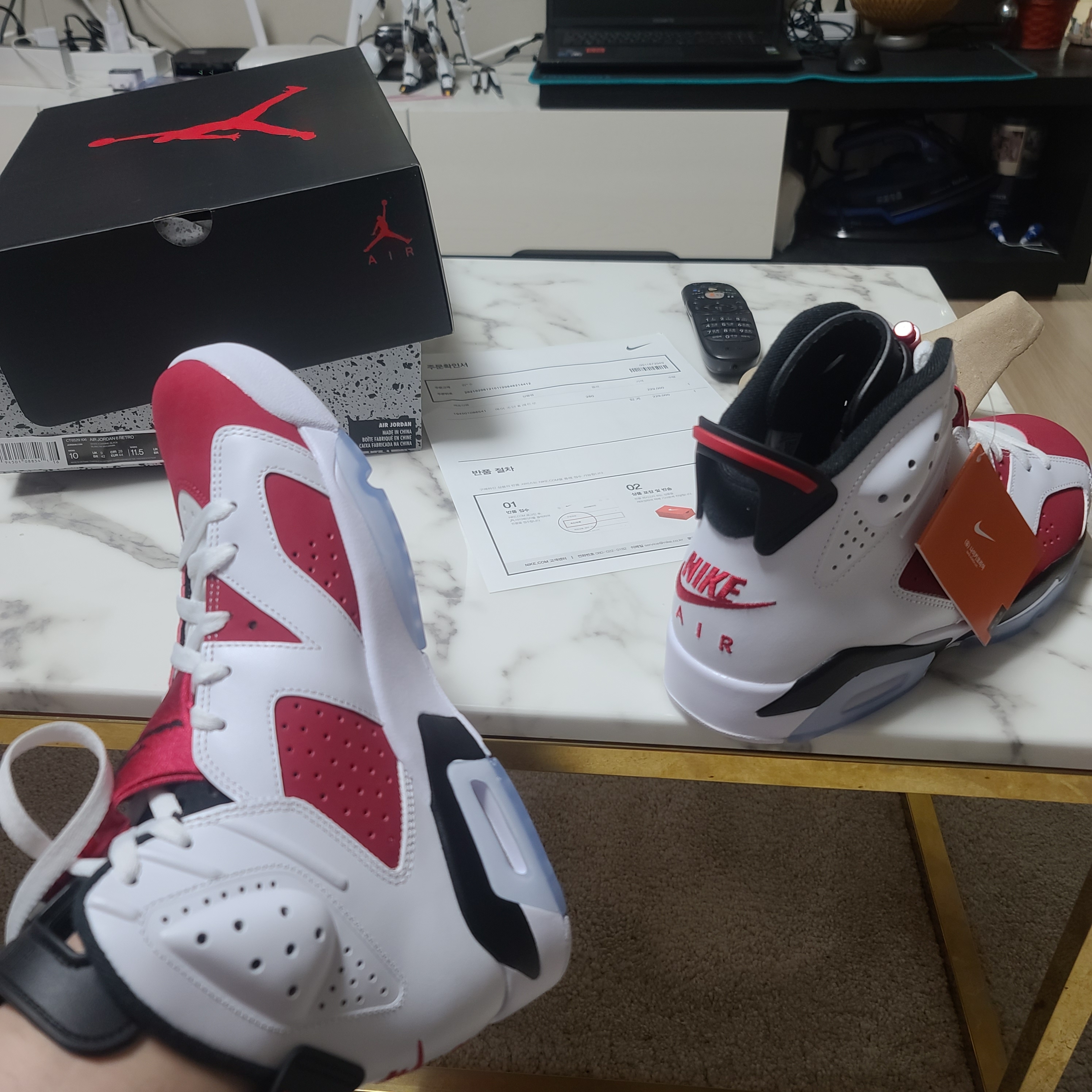 Jordan 6 Retro Carmine 2021 착용 스타일