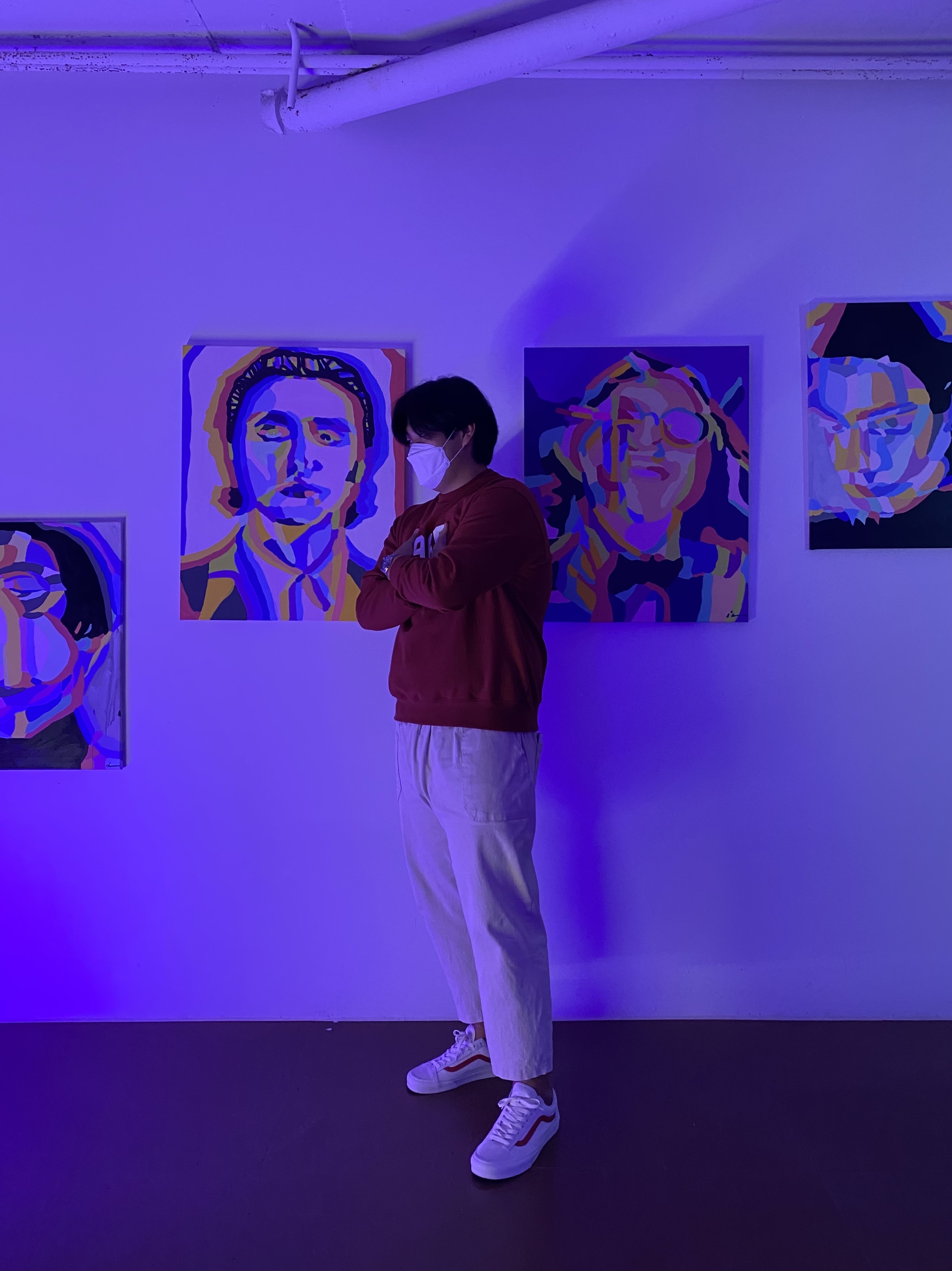 Vans Style 36 Marshmallow Racing Red 착용 스타일 - 1