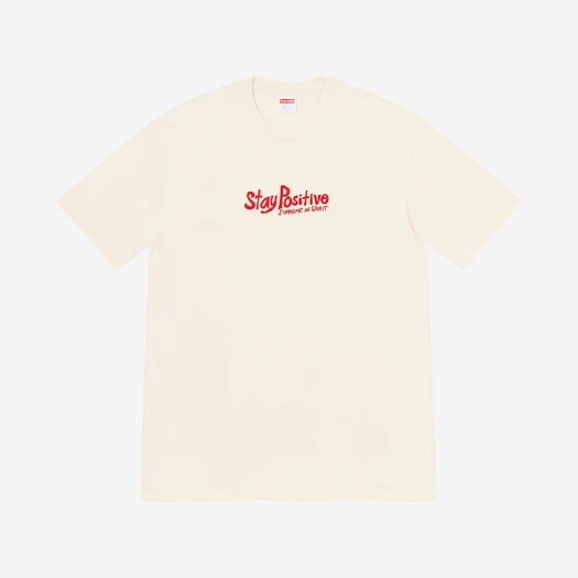 슈프림 스테이 포지티브 티셔츠 네이비 - 20FW | Supreme | KREAM Supreme Stay Positive T-Shirt Navy - 20FW