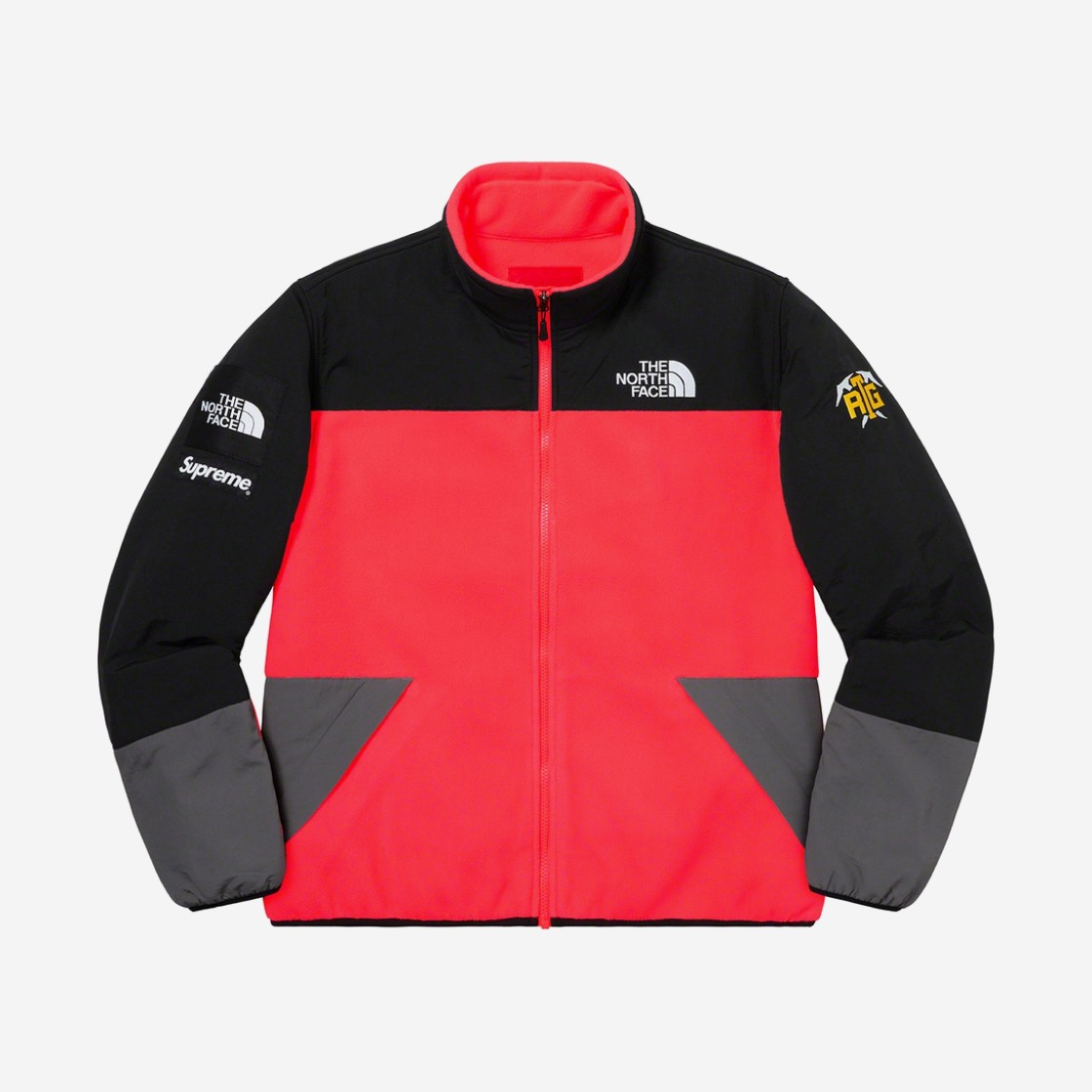 Supreme x The North Face RTG Fleece Jacket Red - 20SS 상세 이미지 1