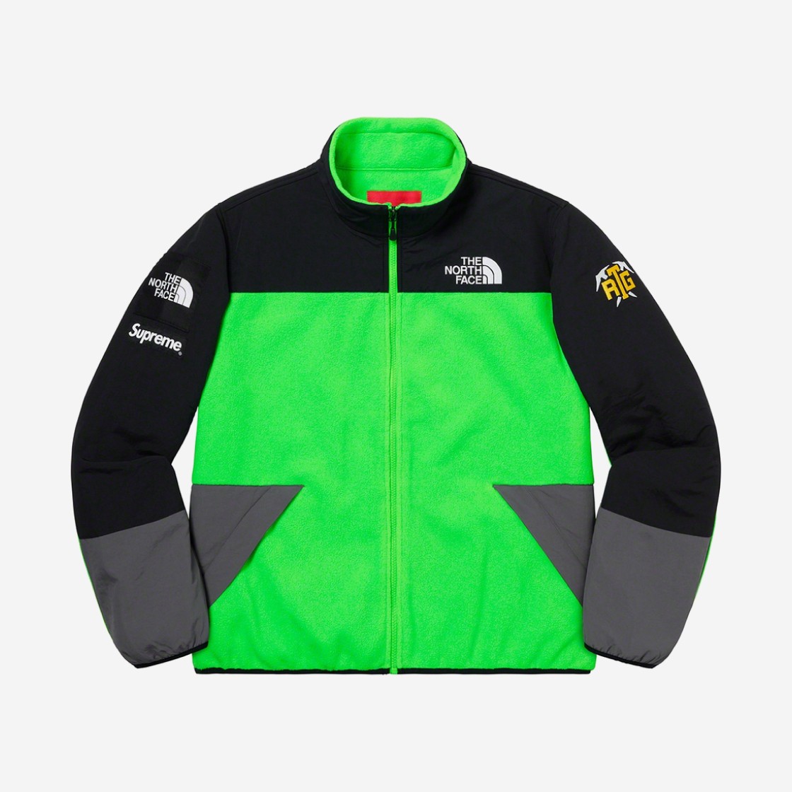 Supreme x The North Face RTG Fleece Jacket Green - 20SS 상세 이미지 1