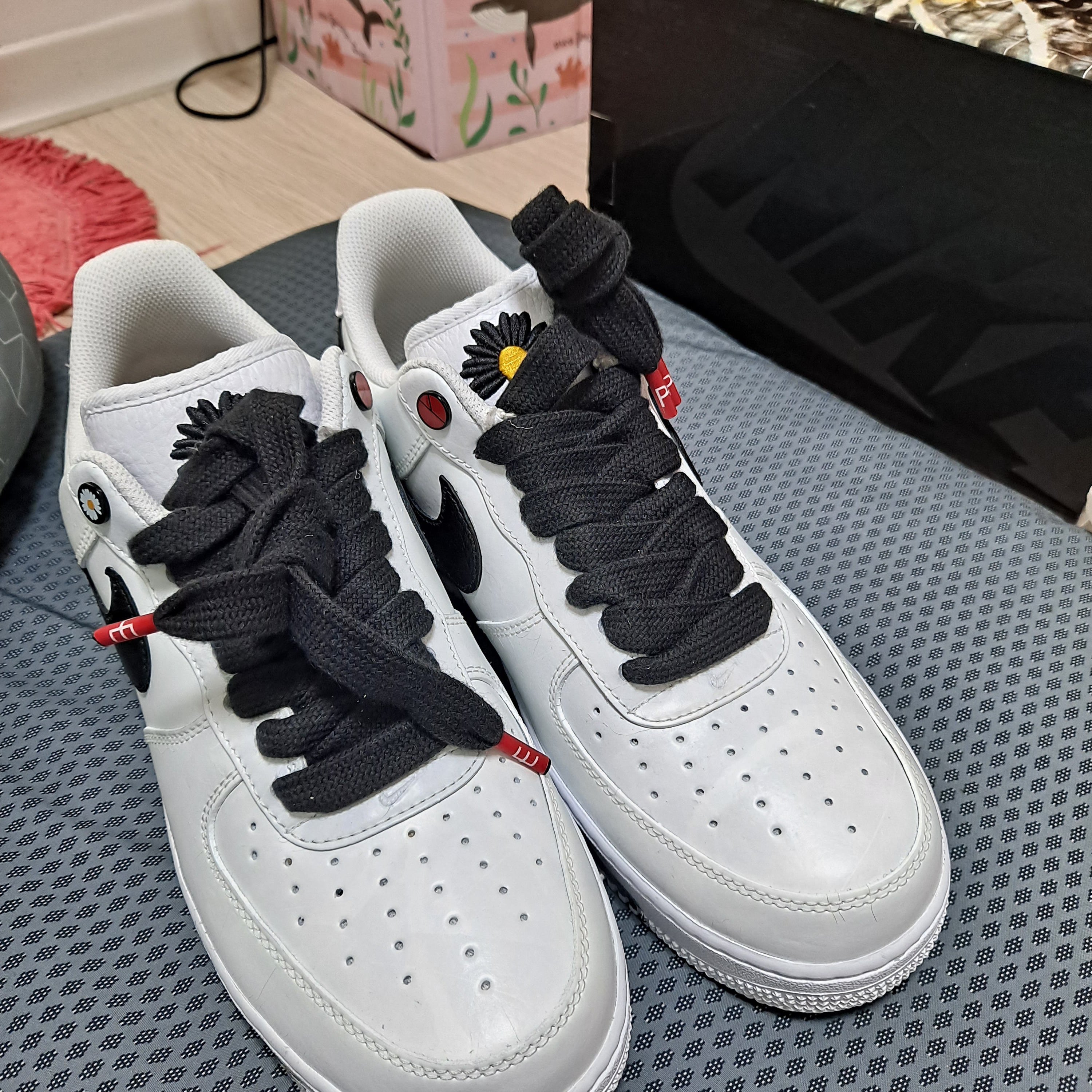 Nike x Peaceminusone Air Force 1 Low Para-Noise 2.0 착용 스타일 - 1