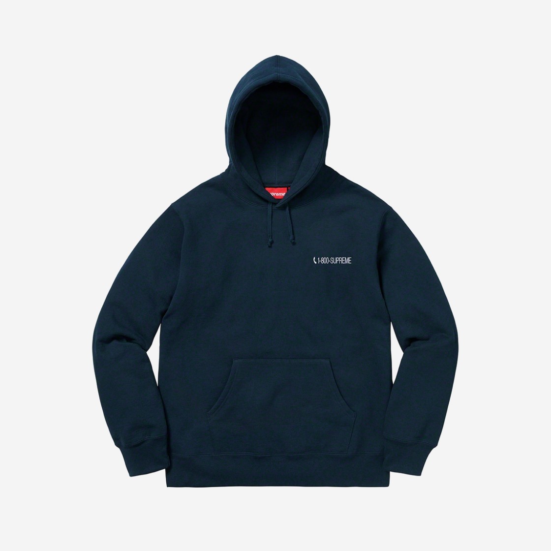 Supreme 1-800 Hooded Sweatshirt Navy - 19FW 상세 이미지 1