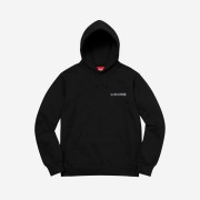 Supreme 1-800 Hooded Sweatshirt Black - 19FW