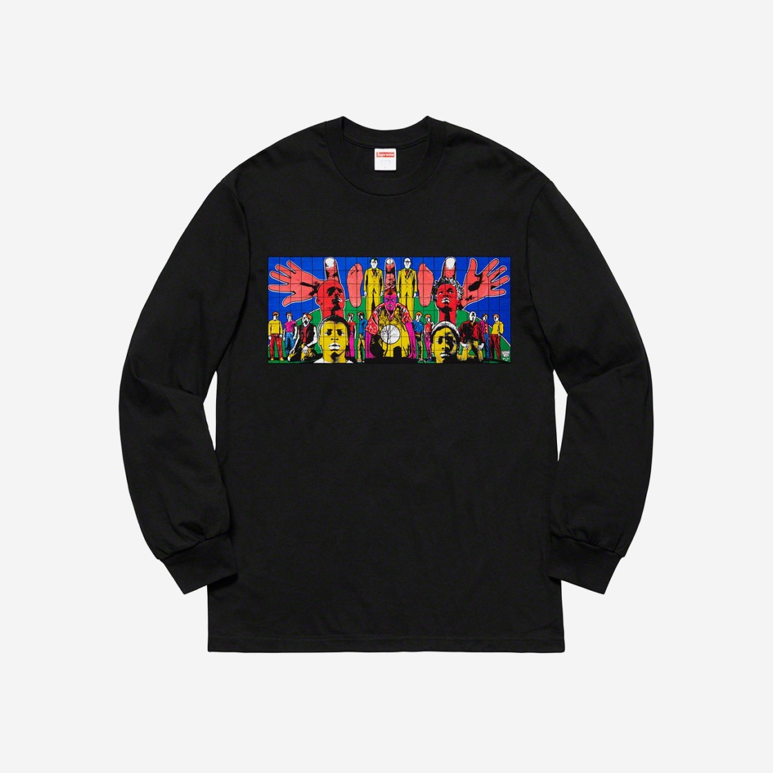 Supreme Gilbert & George Death After Life L/S T-Shirt Black - 19SS 상세 이미지 1