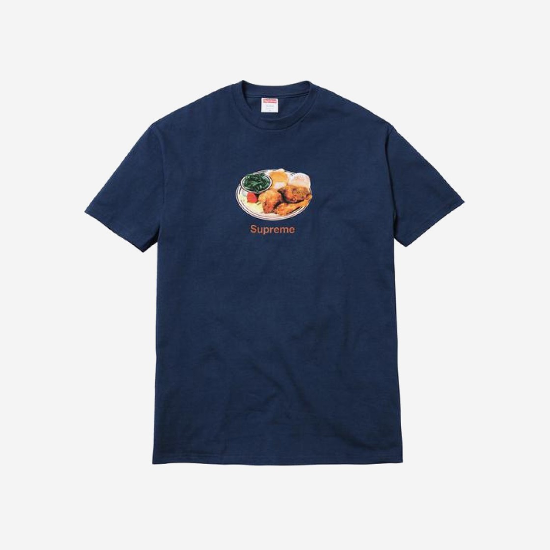 Supreme Chicken Dinner T-Shirt Navy - 18SS 상세 이미지 1