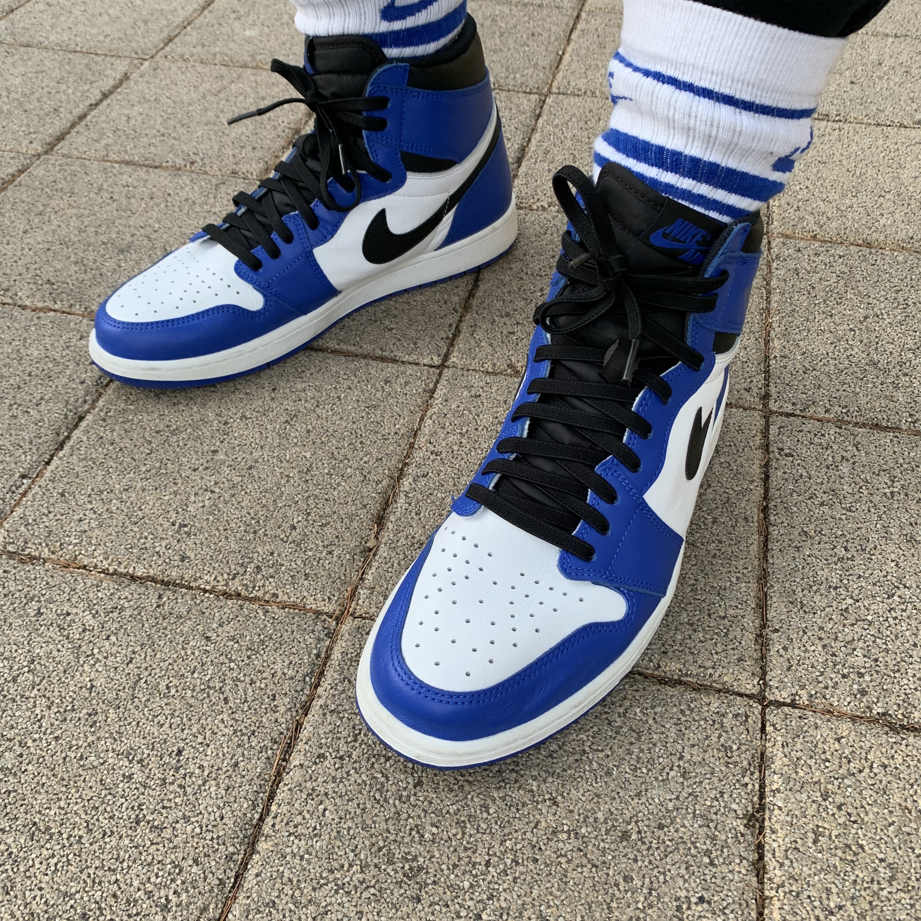 Jordan 1 Retro High Game Royal 착용 스타일 - 1