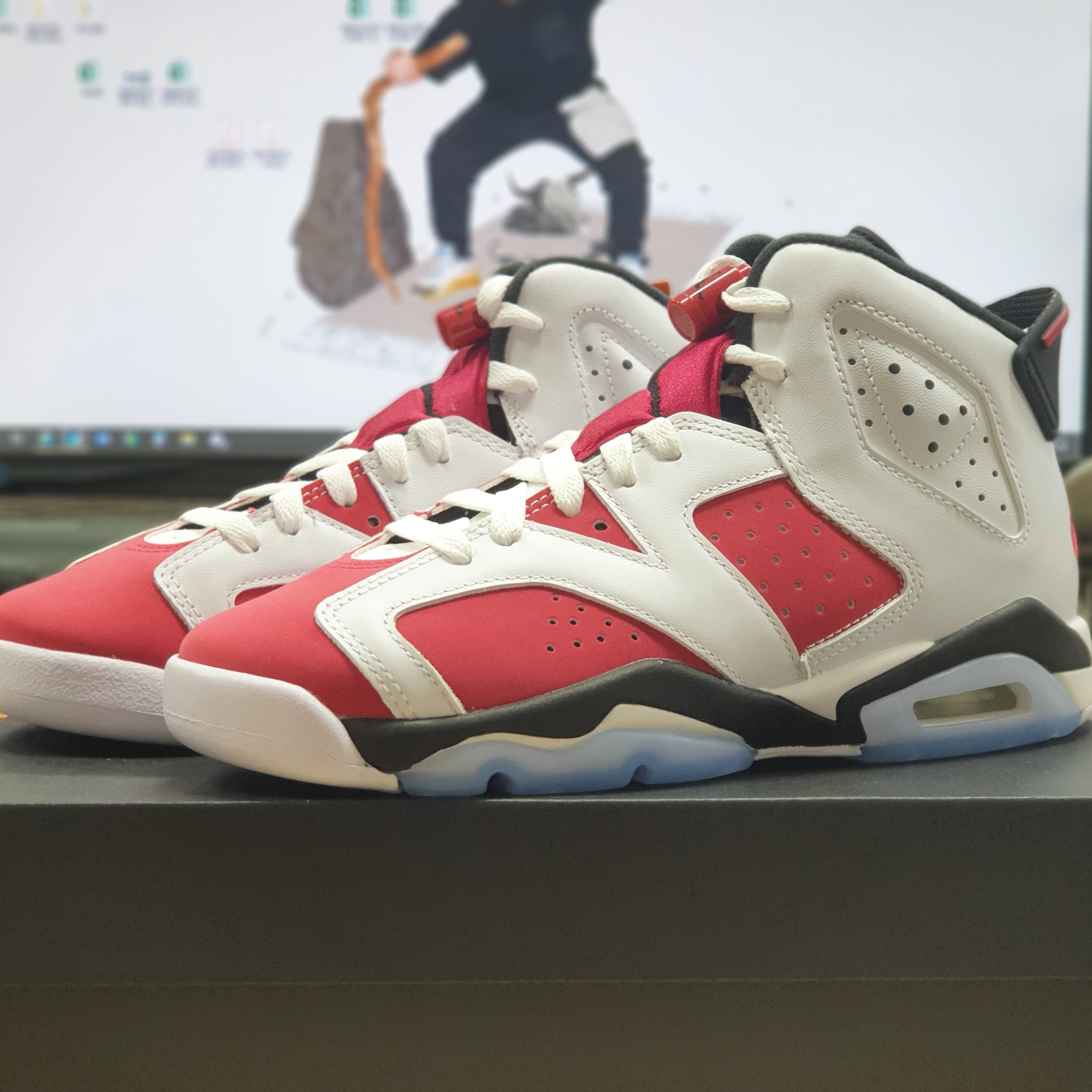 (GS) Jordan 6 Retro Carmine 2021 착용 스타일