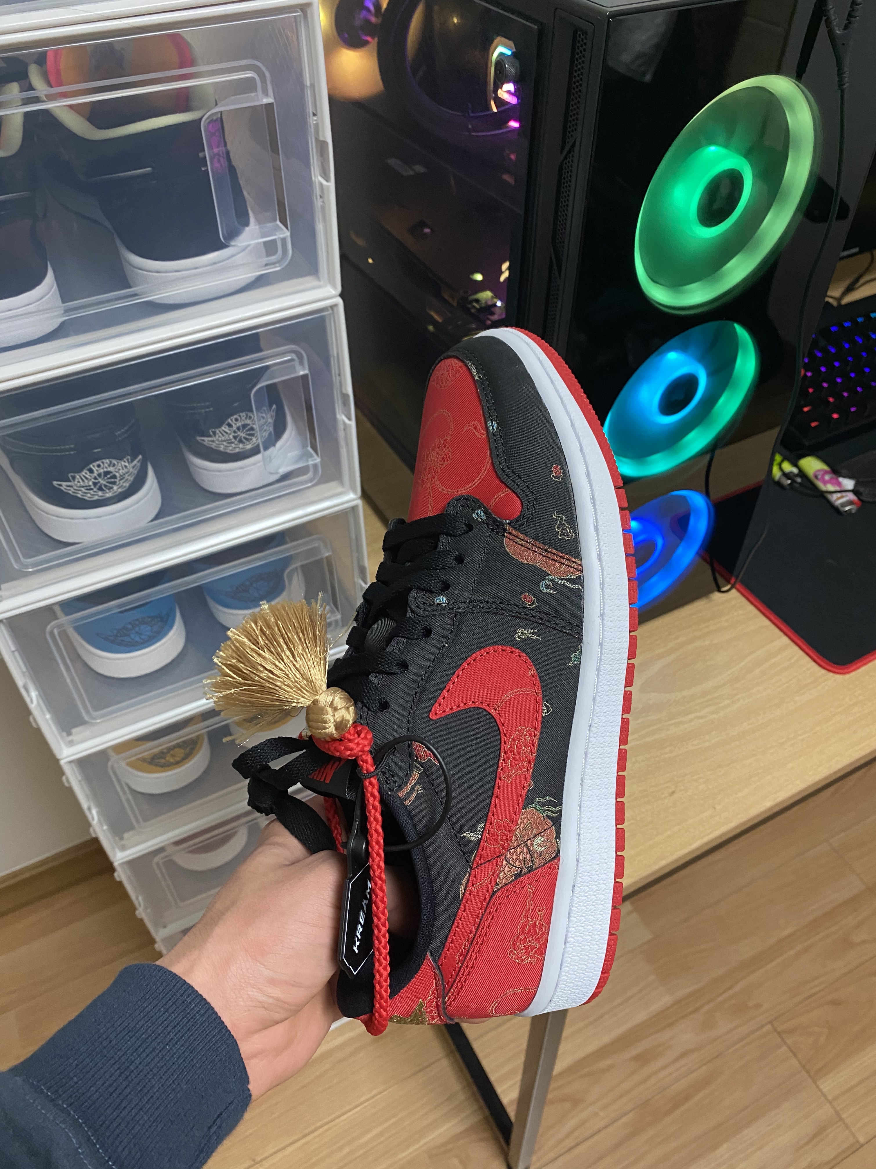 Jordan 1 Low OG Chinese New Year 착용 스타일