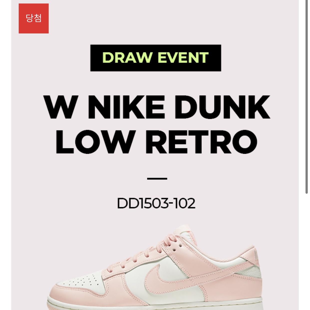 (W) Nike Dunk Low Orange Pearl 착용 스타일