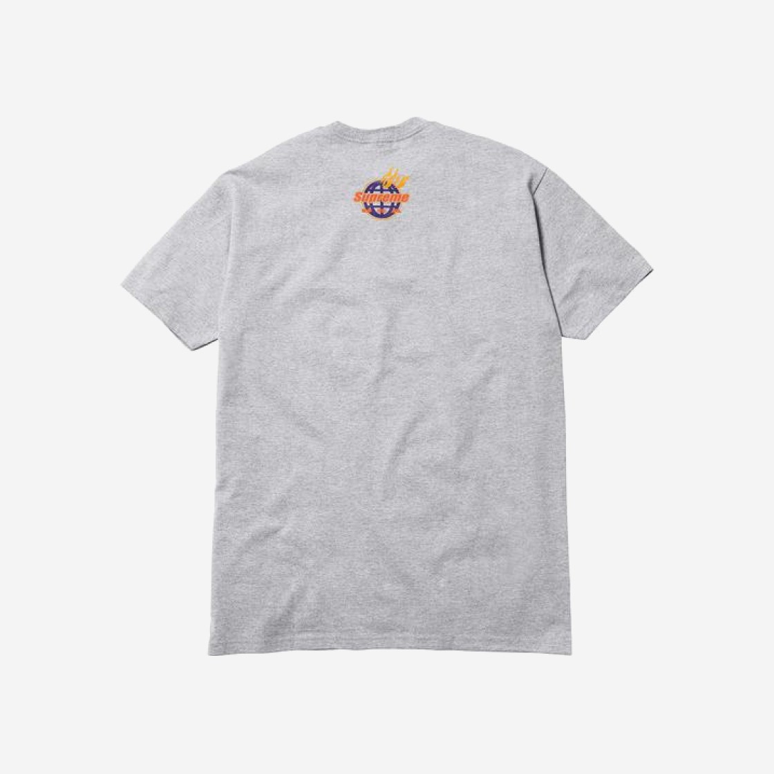 Supreme Fire T-Shirt Heather Grey - 17FW 상세 이미지 2