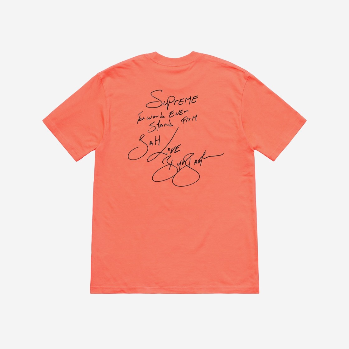 Supreme Buju Banton T-Shirt Neon Orange - 19SS 상세 이미지 2