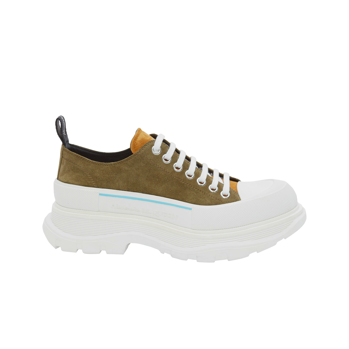 알렉산더 맥퀸 트레드 슬릭 레이스 업 다크 브라운(Alexander McQueen Tread Slick Lace Up Dark Brown) - 1