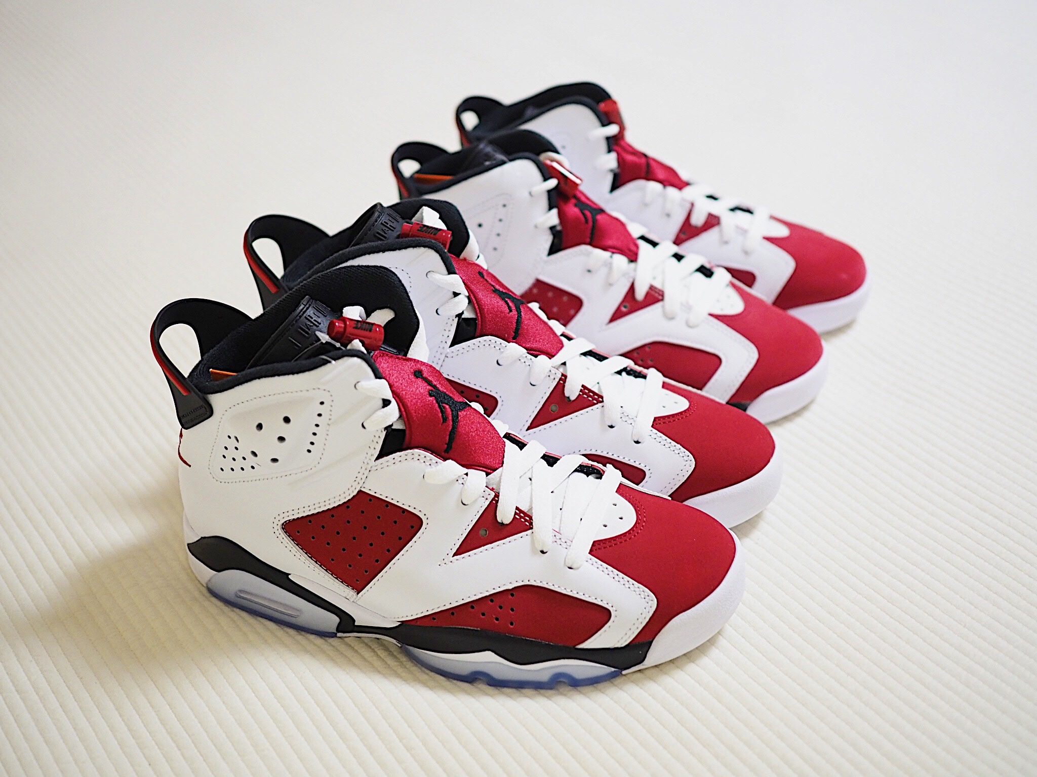 Jordan 6 Retro Carmine 2021, (GS) Jordan 6 Retro Carmine 2021 착용 스타일 - 3