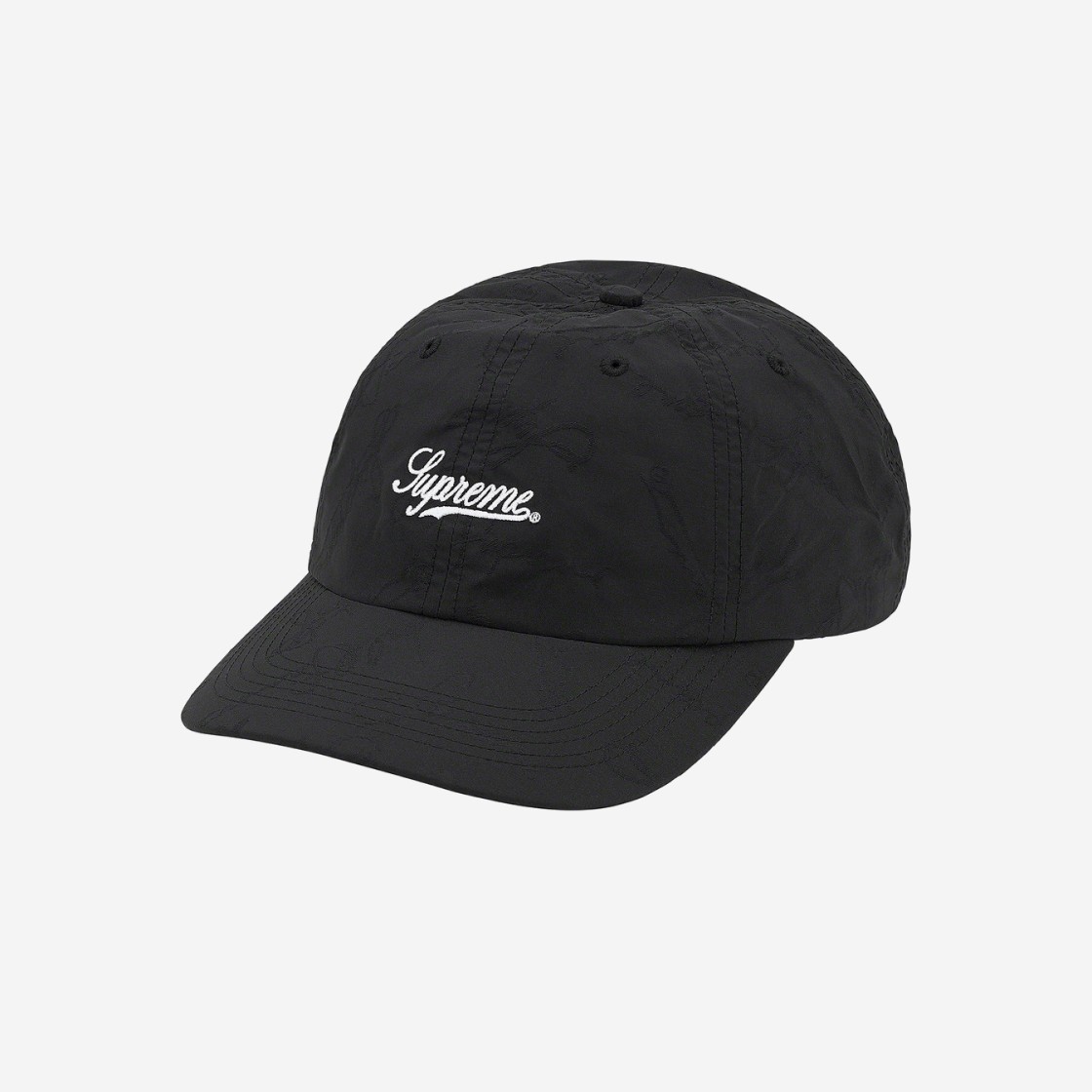 Supreme Script Logos 6-Panel Black - 20FW 상세 이미지 1