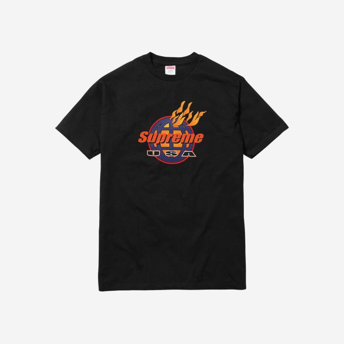 Supreme Fire T-Shirt Black - 17FW 상세 이미지 1