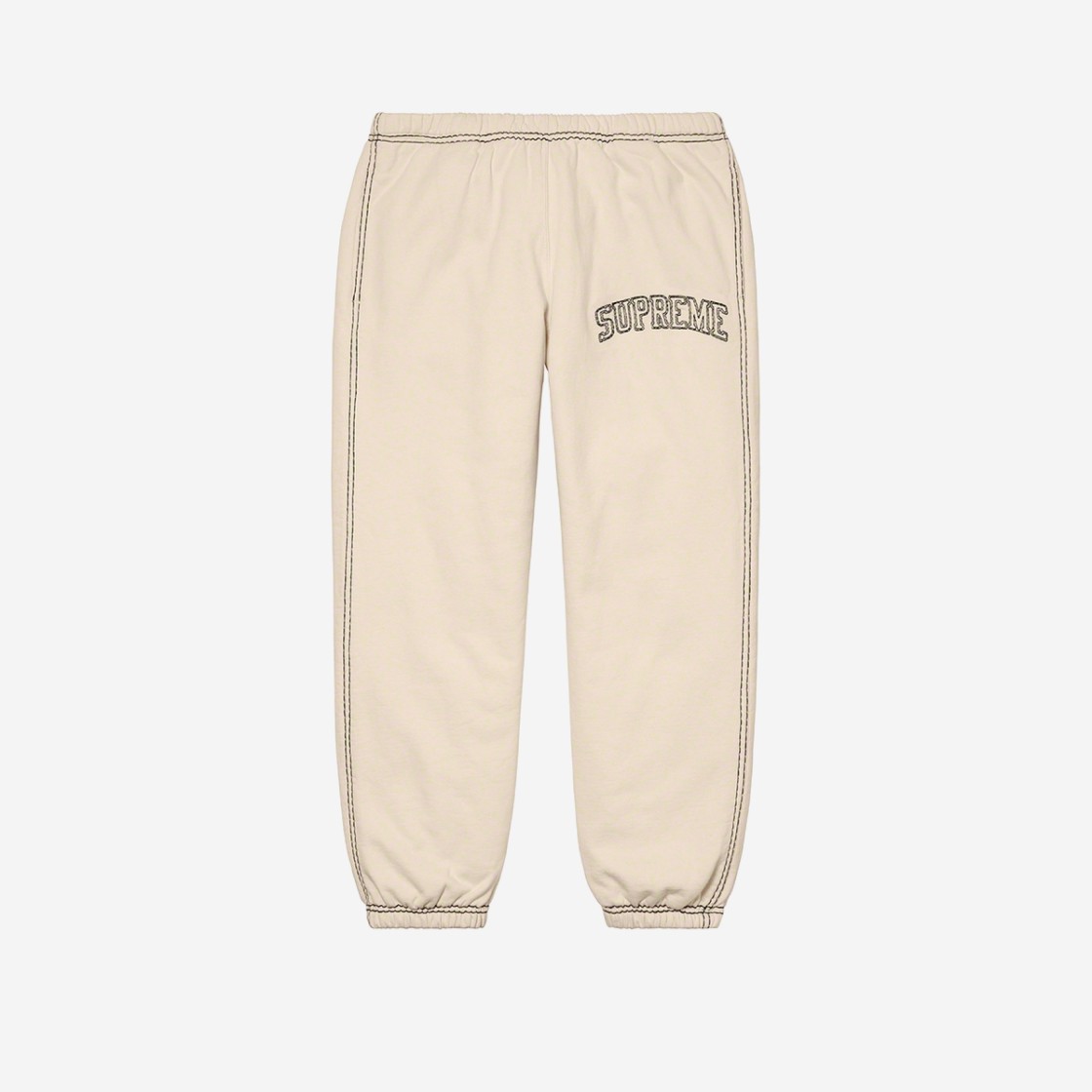 Supreme Big Stitch Sweatpants Natural - 20FW 상세 이미지 1