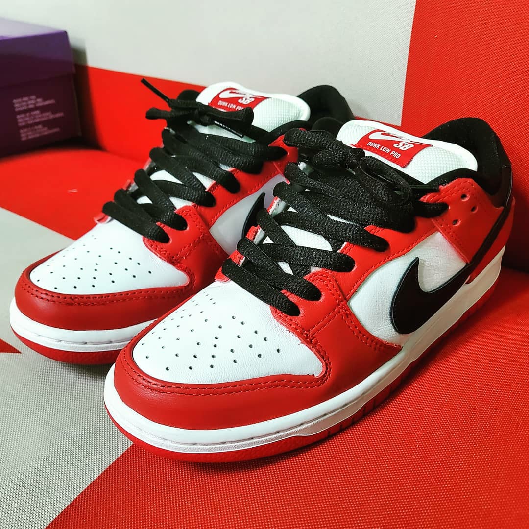 Nike SB Dunk Low Pro Chicago 착용 스타일 - 4