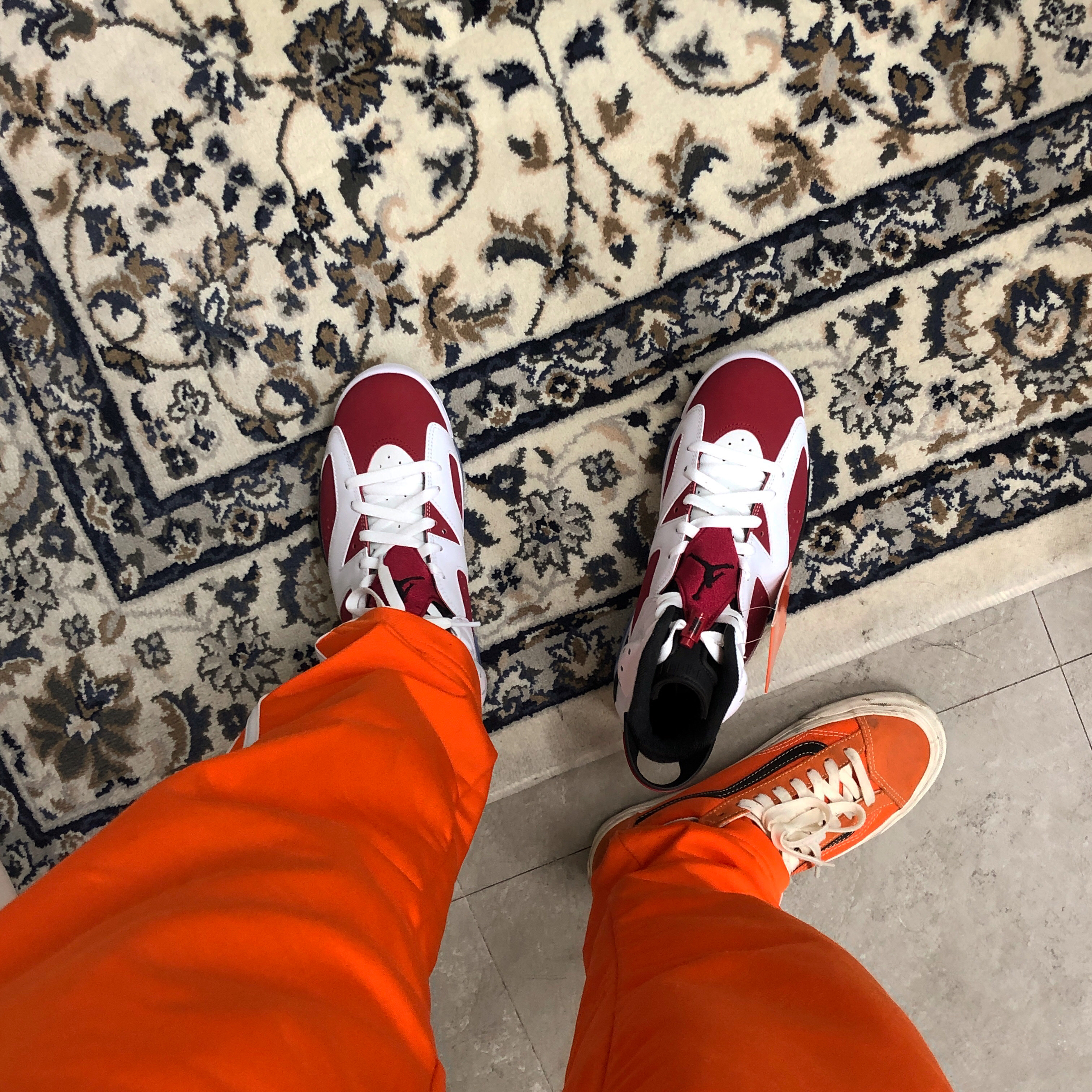 Jordan 6 Retro Carmine 2021 착용 스타일