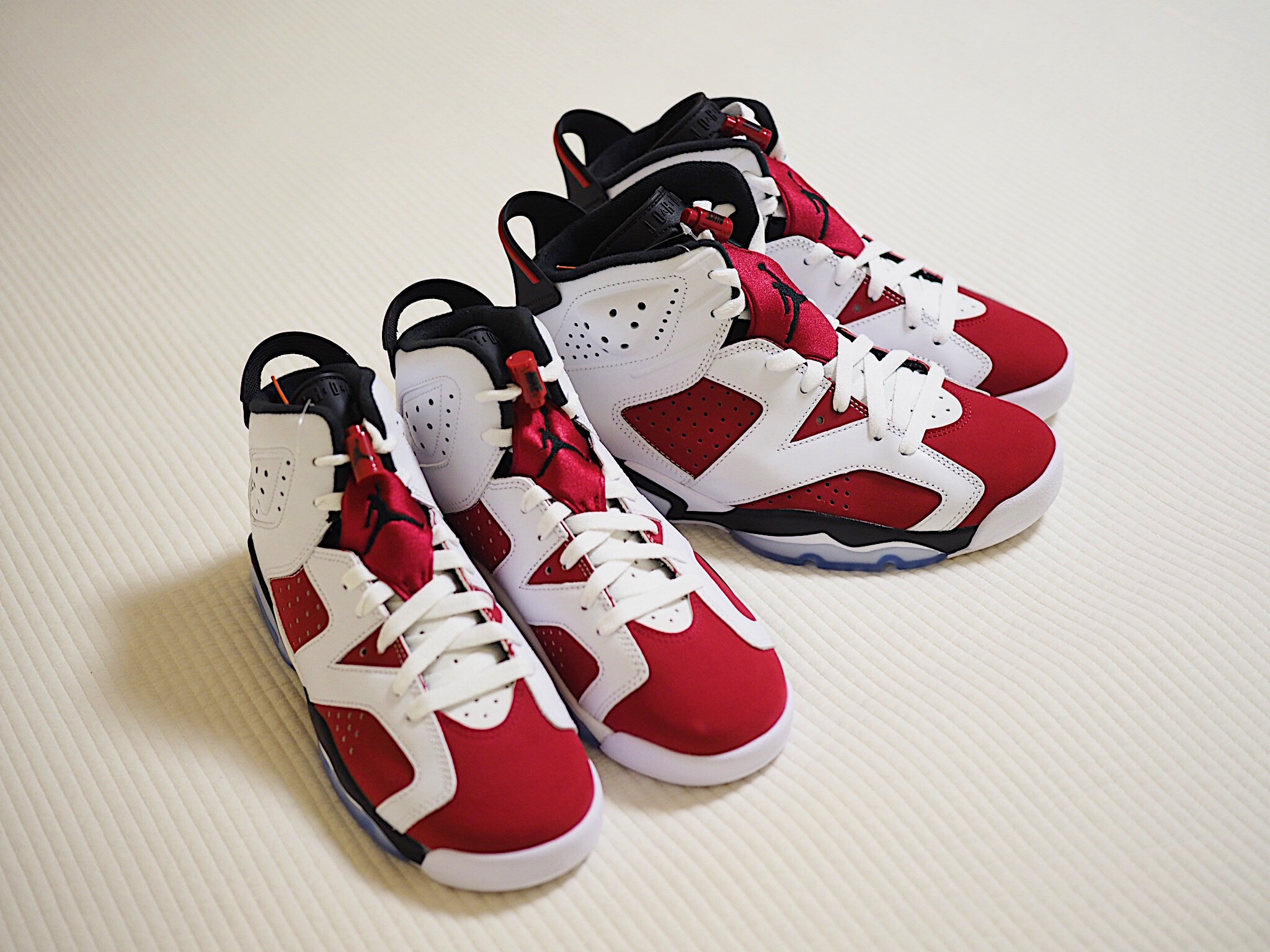 Jordan 6 Retro Carmine 2021, (GS) Jordan 6 Retro Carmine 2021 착용 스타일 - 4