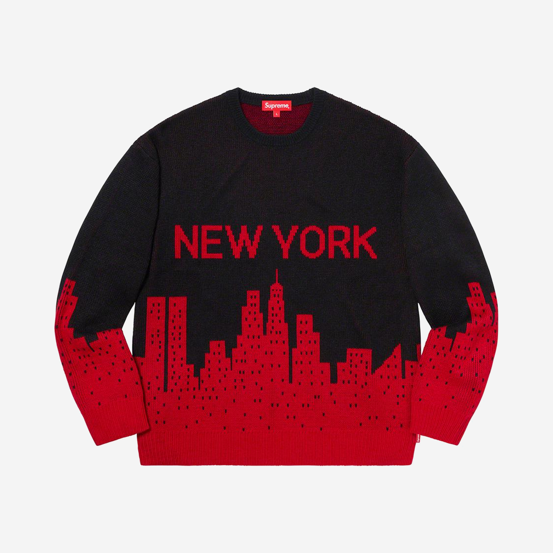 Supreme New York Sweater XL / Black