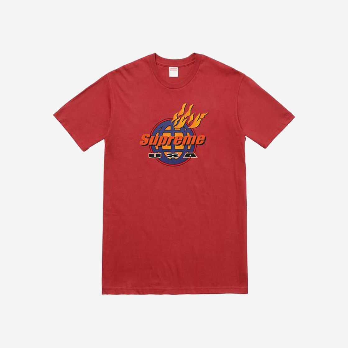 Supreme Fire T-Shirt Brick - 17FW 상세 이미지 1