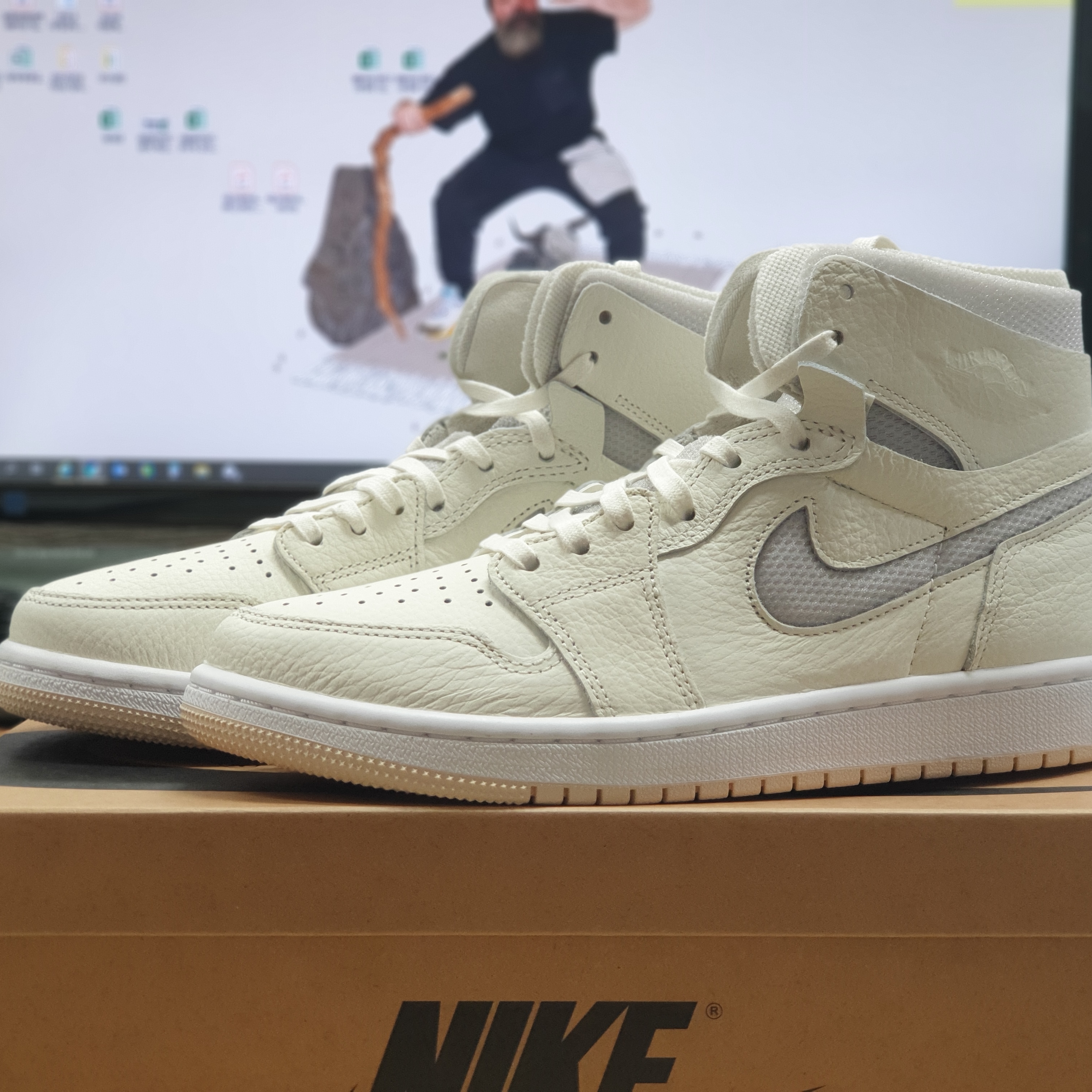 (W) Jordan 1 Zoom Air CMFT Sail 착용 스타일