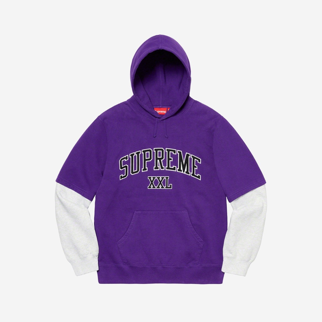 Supreme XXL Hooded Sweatshirt Purple - 20SS 상세 이미지 1