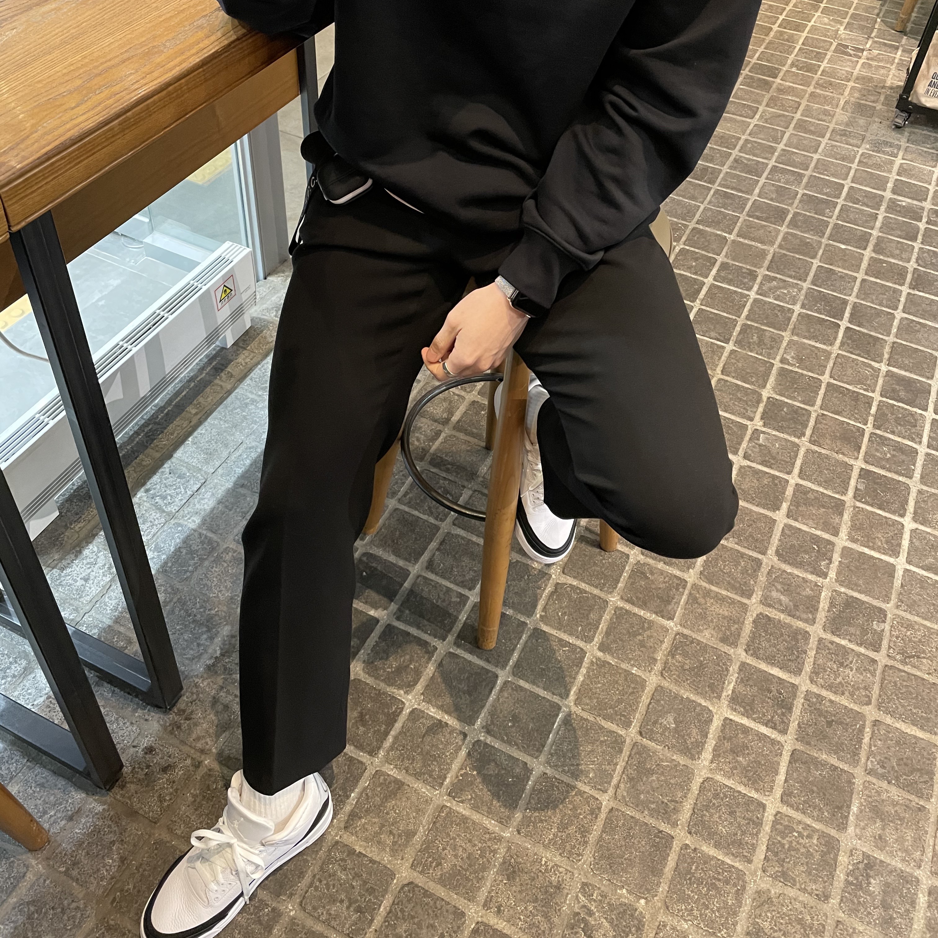 Jordan 3 x Fragment Retro SP White Black 착용 스타일