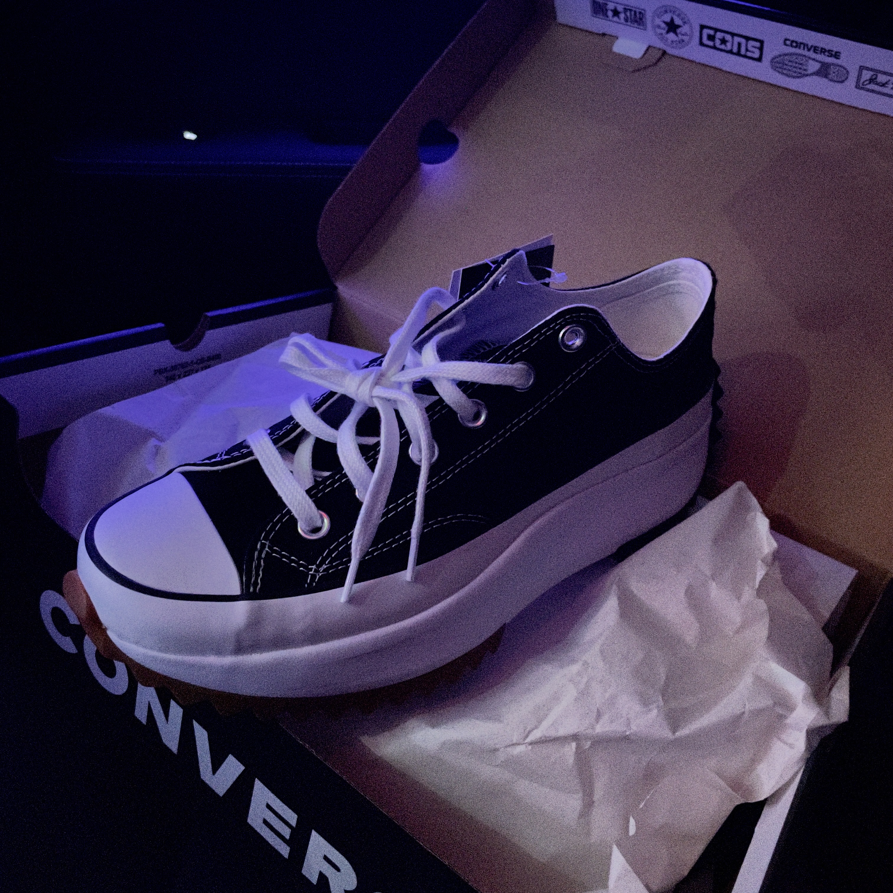 Converse Run Star Hike Low Black 착용 스타일
