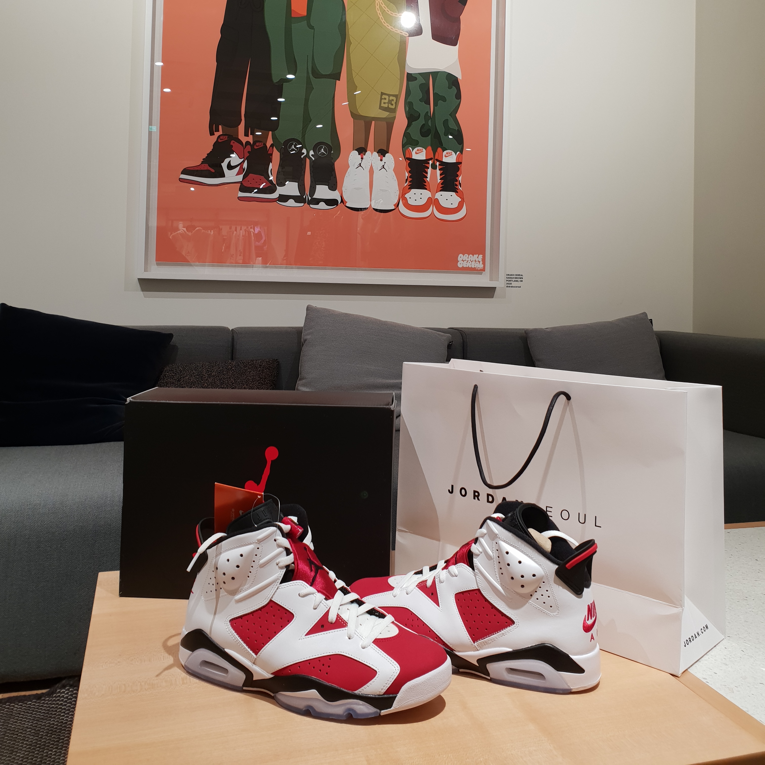 Jordan 6 Retro Carmine 2021 착용 스타일
