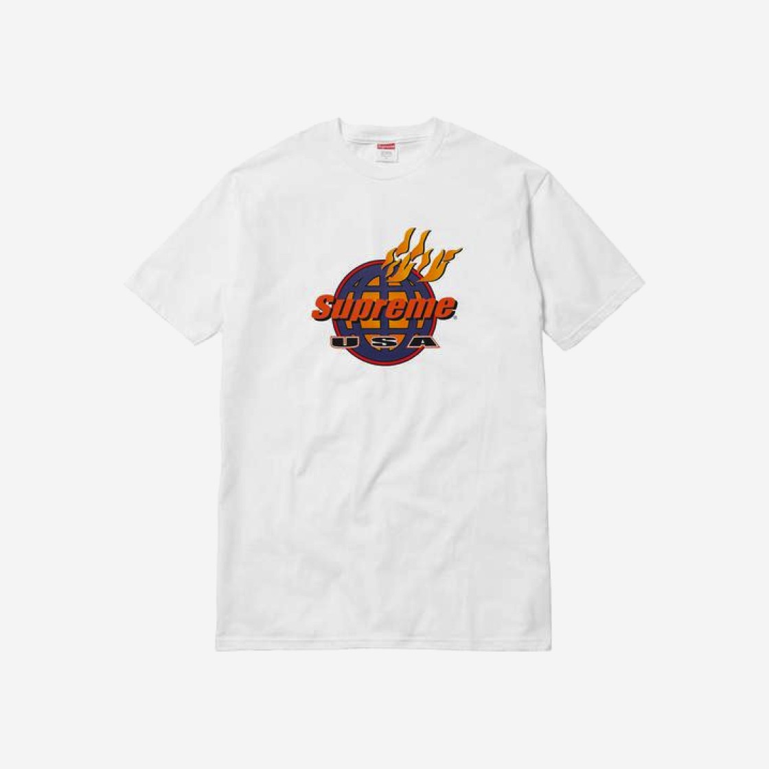 Supreme Fire T-Shirt White - 17FW 상세 이미지 1