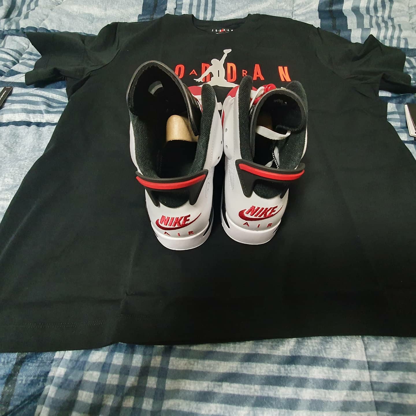Jordan 6 Retro Carmine 2021 착용 스타일 - 4