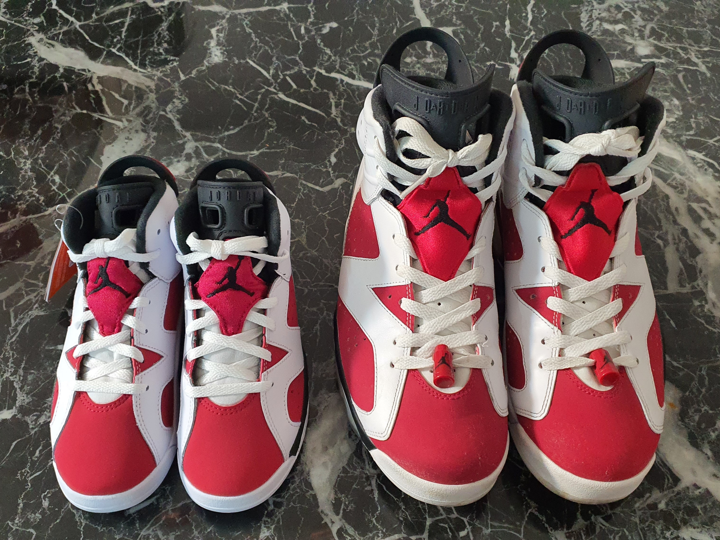 (PS) Jordan 6 Retro Carmine 2021, Jordan 6 Retro Carmine 2014 착용 스타일 - 1