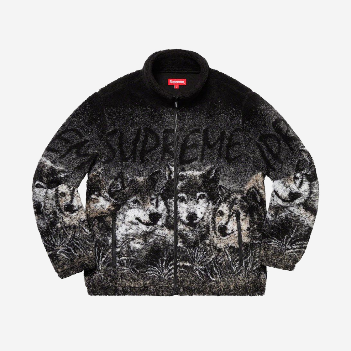 슈프림 울프 플리스 자켓 블랙 - 19SS | Supreme | KREAM